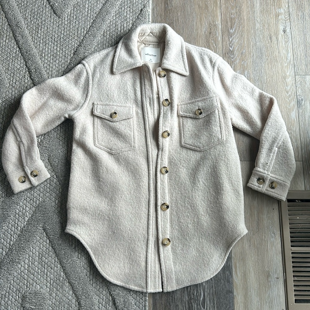 Aritiza - Free The Ganna Shirt Jacket - Cream